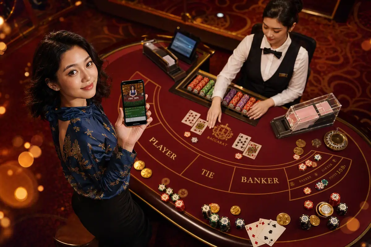pp968 Live Casino Baccarat တိုက်ရိုက်ကစား